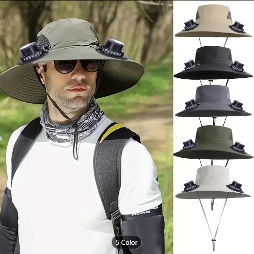 Solar Fan Hat