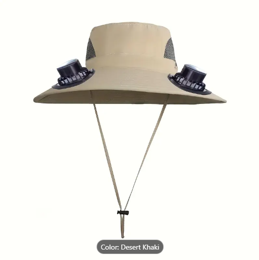Solar Fan Hat