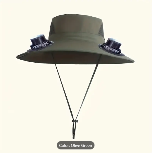 Solar Fan Hat
