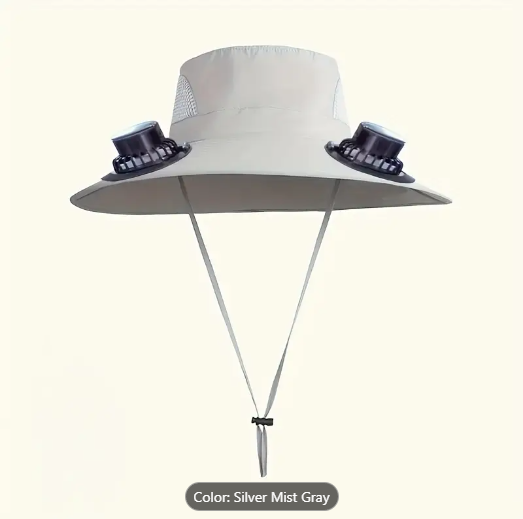 Solar Fan Hat
